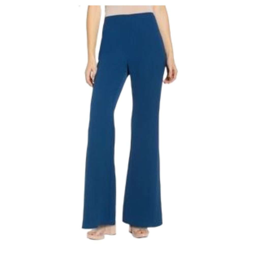 LEITH Teal Flare Leg Dress Pants Size L